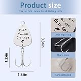 Grandpa Fathers Day Birthday Gifts for Papa Granddad Granddaddy Fish Lover Gift for Grandpa Papa Fishing Gifts for Men Grandfather Retirement Presents for Papaw Pawpaw Funny Gag Gift Fishing Lures