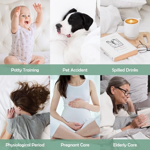 Cozymaker California King Size 100% Waterproof Mattress Protector, Mattress Pad Cover Fitted 8"-21" Deep Pocket, Soft Breathable Cooling Noiseless by Cozymaker - Image 7