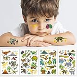 【Great for children's birthday parties】Great for birthdays as party deliveries. Children of all ages love them, especially toddlers and boys aged 3 to 6 years who like animals and dinosaurs. prehistoric fun for face, hands and arms!