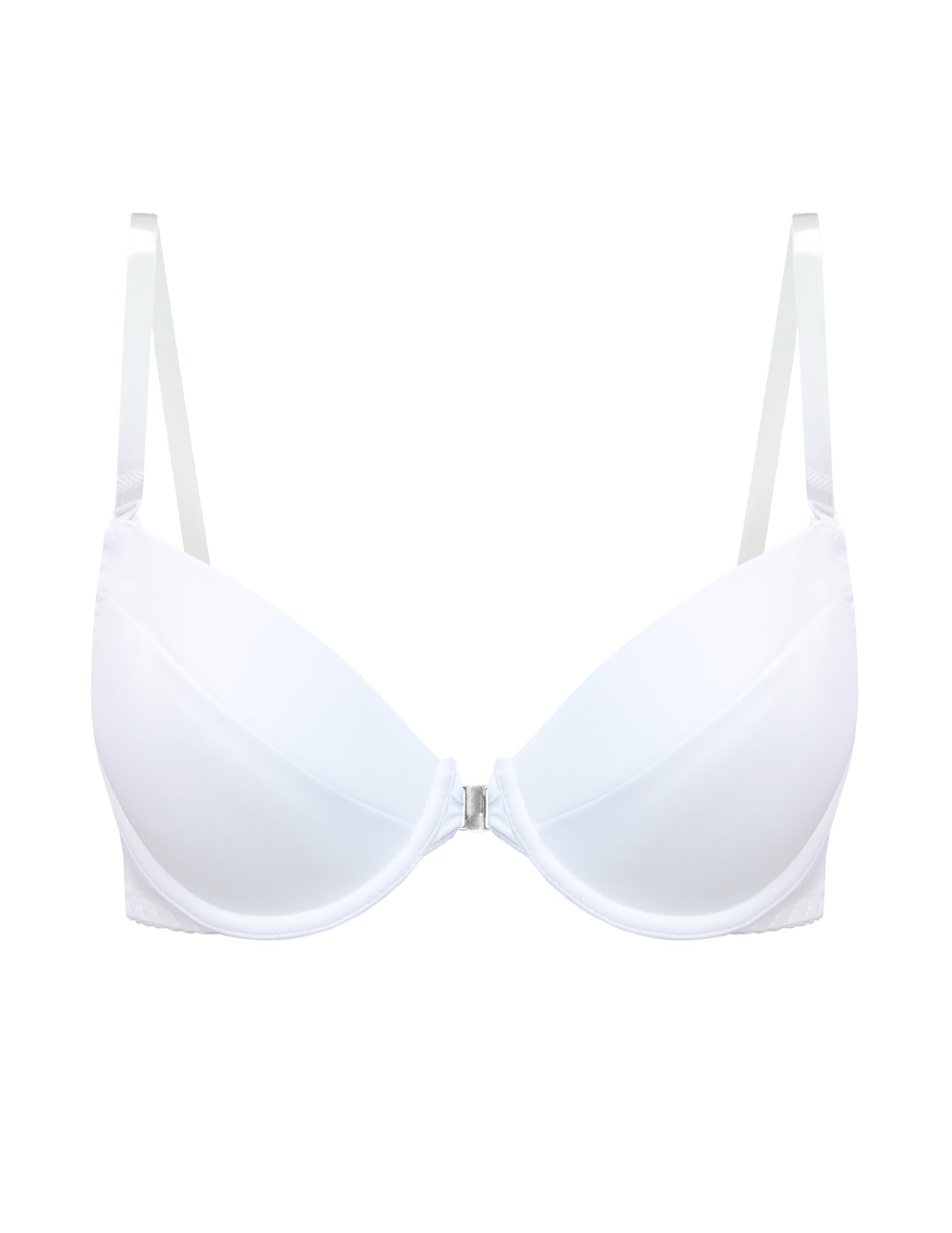Vivisence Mujer Sujetador Push-Up Sin Espalda Microfibra Tirantes Silicona 1086