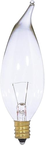 Satco S3868 - Bombilla incandescente de 12 V, 25 W, CA10, 2700 K, blanco cálido, 25 bombillas incandescentes