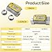 ackacoo 1.5 Inch NPT Digital Turbine Flow Meter Waterproof EMI Protection Electronic Fuel Water Meter Industrial 10.5–74 GPM Flowmeter for Gasoline Diesel Water Kerosene Measures Gallon QTS PTS L m³