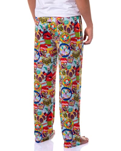 The Simpsons Lounge Pants Men's Krusty Clown Inspired Design Adult Sleep Pajamas4