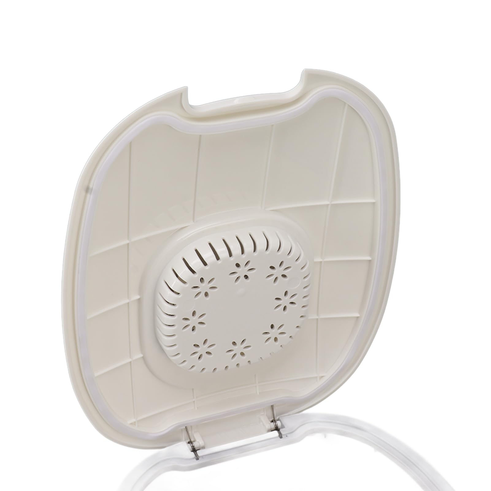 Mehrzweck-Reisbehälter, Luftdichte Aufbewahrungsbox, Transparentes Fenster für Getreide, Zucker, Mehl, 1 X Reisbehälter (L Grau (15 kg/33,1 lb))