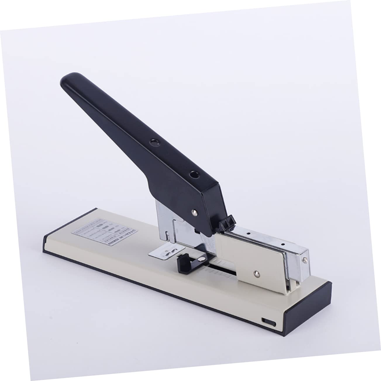 Agrafeuse Robuste en Métal pour Reliure 100 Feuilles, Blanc