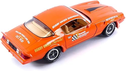 Miniatura 6 de 1980 Chevy Camaro Z28 Phoenix International Raceway 150 Official Pace Car (1979) 118 Modelo de auto fundido a presión por Greenlight 13647