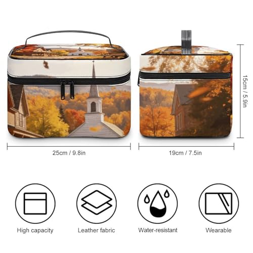 Bolsa de aseo de viaje portátil e impermeable para cosméticos de mujer 2