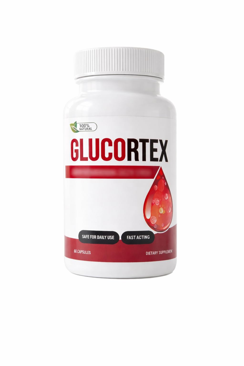 GLUCORTEX Integratore Alimentare – 60 Capsule – con Vitamina C, Cannella, Gelso Bianco, Cromo e Estratti Vegetali (3)