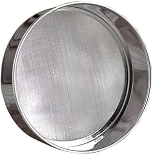 LOVEDAY 6" Stainless Steel Professional Round Flour Sieve Strainer with 40 Mesh (6 Inch, 18/8 Steel)
