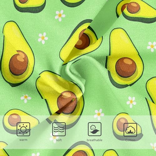 Fruit Avocado Flowers Floral Green Toddler Girls's Underwear 2T 23021823