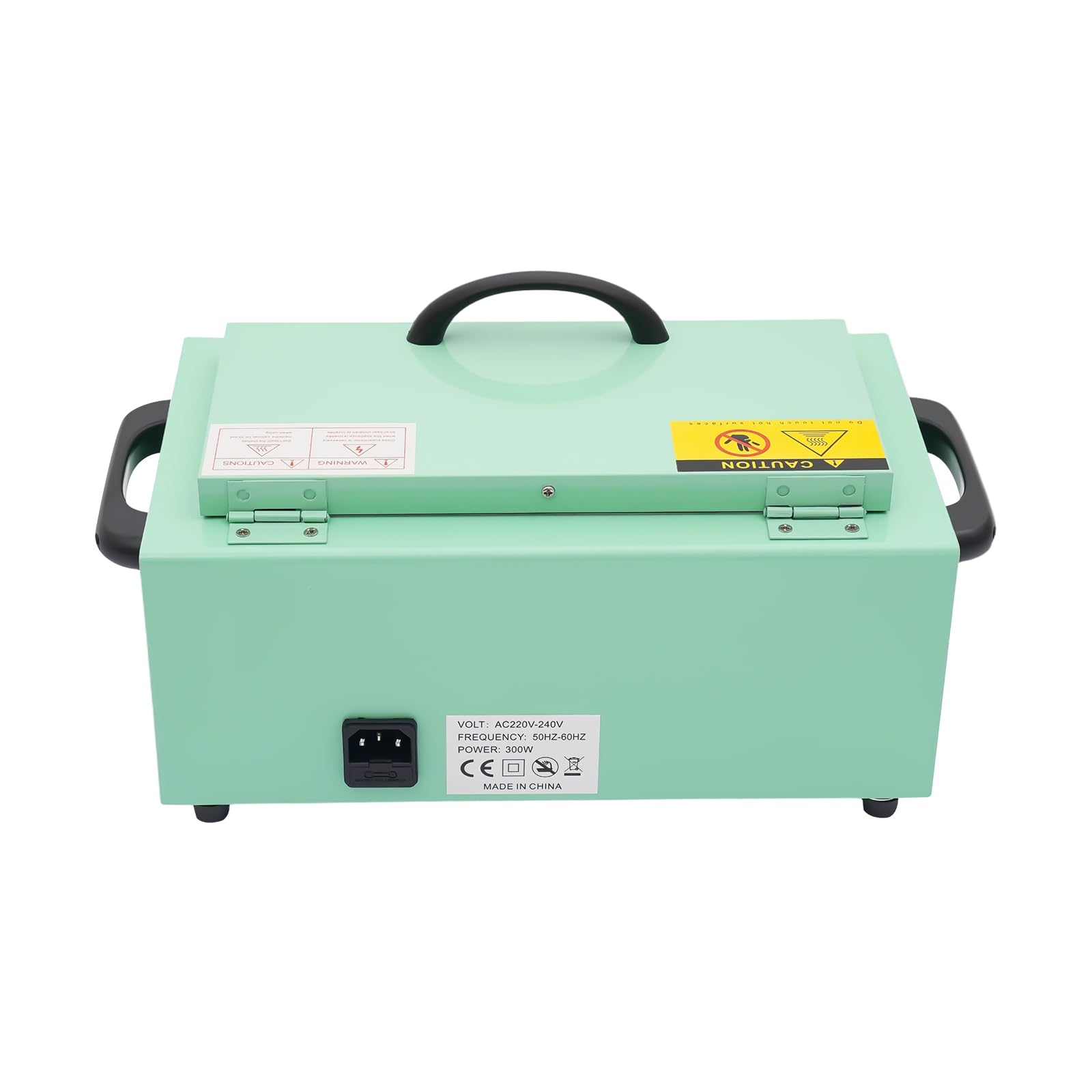 Sterylizator gorącym powietrzem 300 W, 50-220°C, regulacja temperatury, sterylizator z timerem, 0-60 minut, narzędzie do paznokci, sterylizator na sucho do studia paznokci, 34 x 18 x 15 cm,