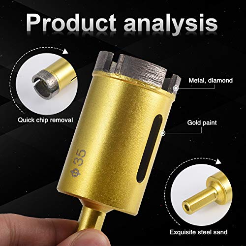 KATUR Punta diamantata per sega a tazza da 35mm