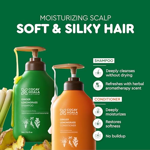 VIETNAM Ginger Lemongrass Shampoo & Conditioner Set - Volumizing