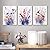 3Pcs Framed Flower Pictures Canvas Wall Art Floral Botanical Prints Wildflower Plant Pictures Wall Decor Floral Oil Paintings Posters Colorful Watercolor Floral Prints(12x16in x3Pcs Framed)