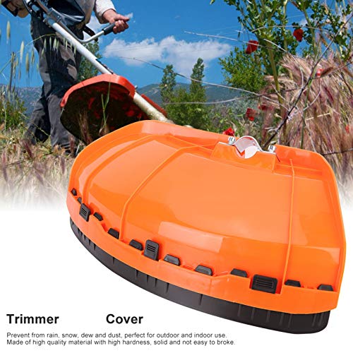 Red Plastic Lawn Mower Trimmer Dustproof Cover Accessory 26mm/28mm Fit for Petrol Strimmers, Brush Cutters