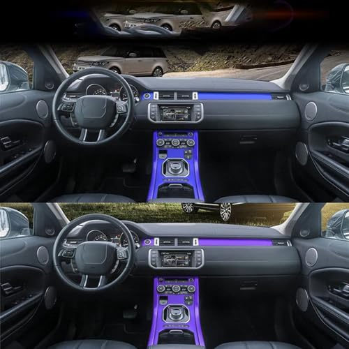 Autocollant carbone 5D Range Rover Evoque contre rayures console - 6