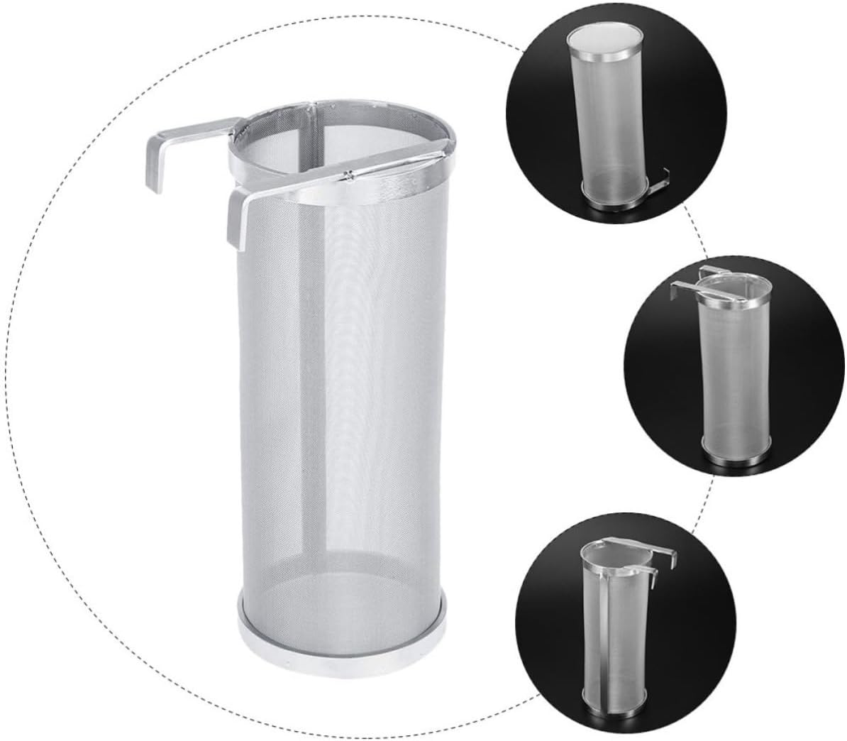Creative Beer Filter Barrel Oktoberfest Party Stainless Steel Wine Filter