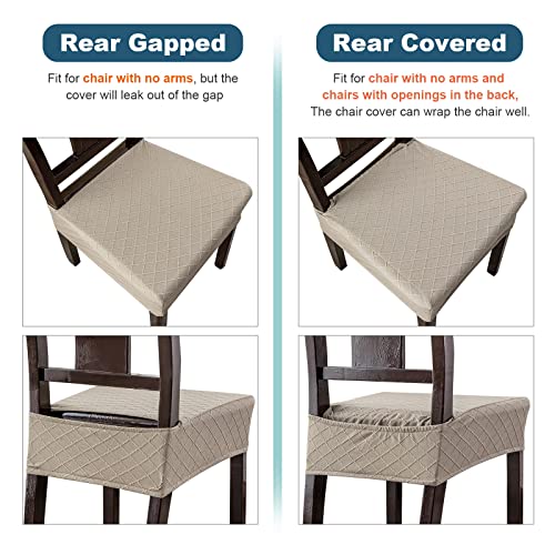 Genina Waterproof Seat Covers For Chairs Seat Covers For Dining Room Chair Slipcovers Kitchen Chair Covers Dining Chair Covers #TOP2