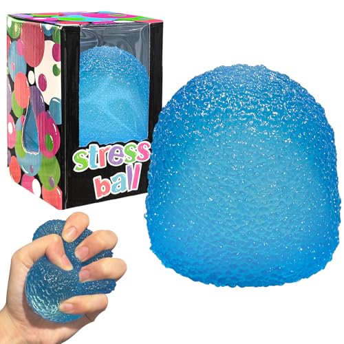 Stressabbau Fidget Ball für Kinder und Erwachsene traumhaft weichem Quetschgefühl (2,2 Zoll Blau)