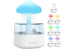 COLORLIFE Cloud Rain Light: Tranquil Humidifier and Nightlight