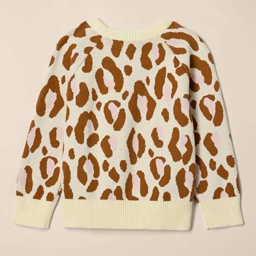 Image of Amazon Essentials Girls and Toddlers' Knitted Pullover Crewneck Sweater