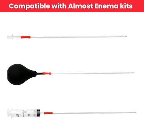 Miniatura 3 de Kit de tubo de colon rectal, boquilla de enema de 16 pulgadas, para limpieza de café de alto enema, punta de repuesto de accesorio de enema largo