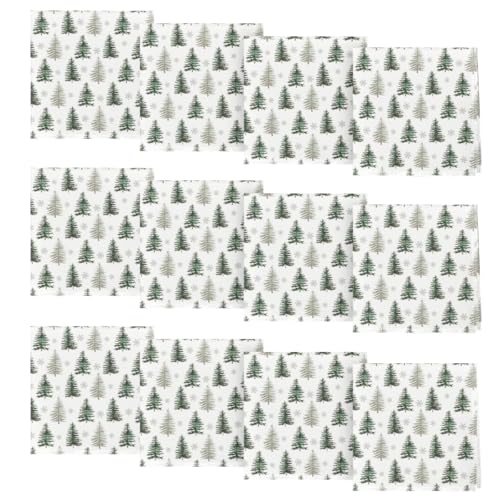 Servilletas de Tela Horaldaily Navideñas 18 x 18 Pulgadas Pack 12 miniatura 1