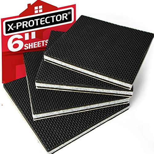 Non Slip Furniture Pads X-PROTECTOR - Premium 4 pcs 6” Furniture Grippers! Big