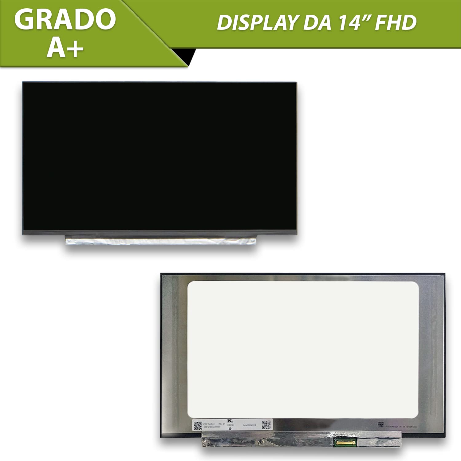 Pannello LCD Schermo Display Compatibile Lenovo 14 Pollici Full HD 1920x1080 30pin