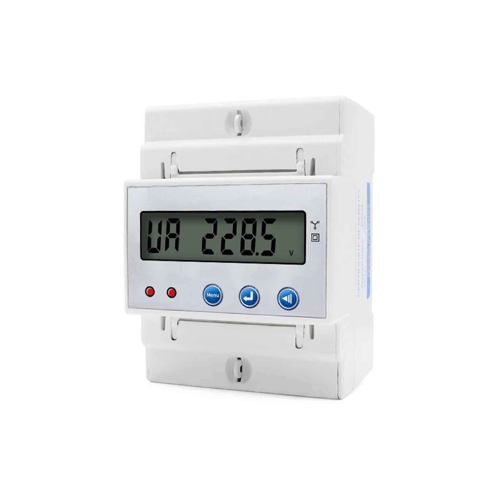 AC 230V 100A LCD Cyfrowy Wyświetlacz Miernik Mocy W Licznikach Energii Inteligentny Licznik Elektryczny 3-fazowy Kwh Amperomierz łAtwy W UżYciu I Bezpieczny(DTS024)