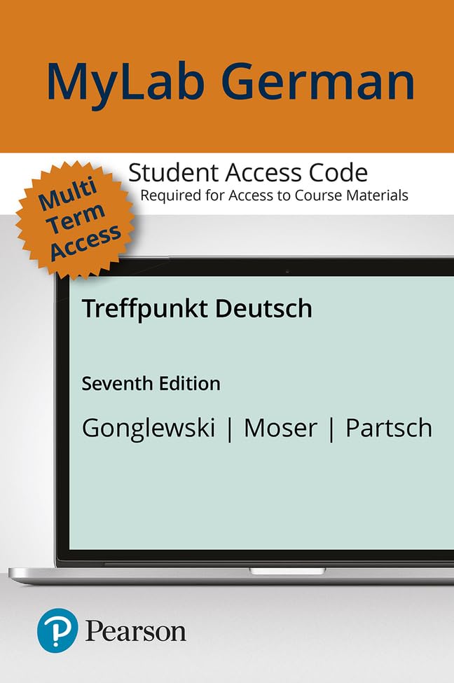 Treffpunkt Deutsch MLM MyLab German with Pearson eText