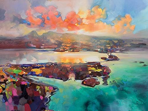 Scott Naismith WDC100727 60 x 80 cm (Skye Bridge) Canvas Print, Multi-Colour, 60 x 80 x 3.8 cm