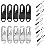 Versátil: El extractor de cremalleras de reparación es ideal para maletas, mochilas, bolsos, chaquetas, abrigos, botas, etc.