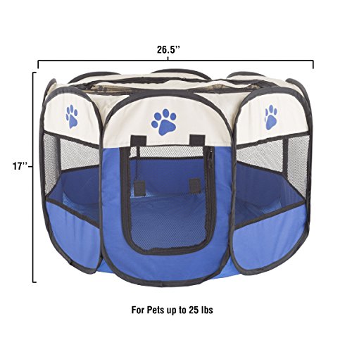 PETMAKER Pop-Up Puppy Playpen and Cat Tent- Portable Pet Playpen for DoPop-Up Puppy Playpen and Cat Tent- Portable Pet… - Image 4