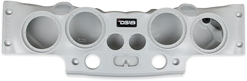 DS18 JK-SBARG Barra de sonido superior gris para Jeep Wrangler para JK & JKU 2007-2017 se adapta a 4 altavoces de 8 pulgadas, 4 tweeters de 1.75