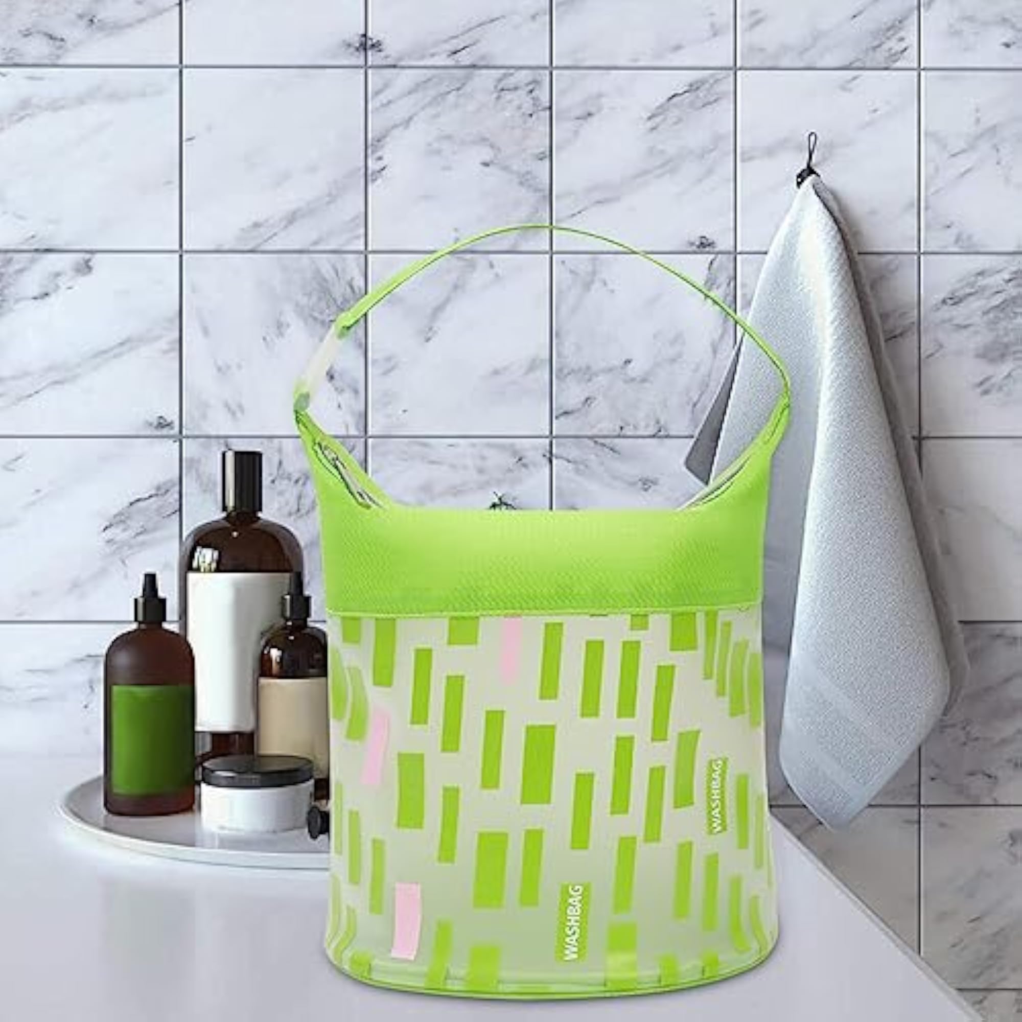 TPU Transparent Makeup Bag, Cosmetic Pouch for Travel