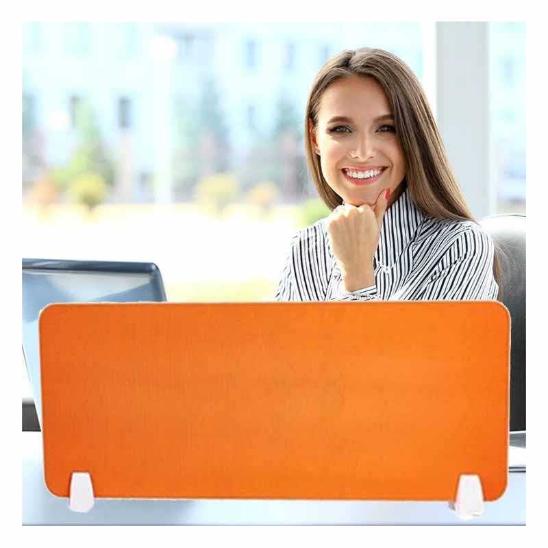 Divisori rimovibili da scrivania per cubicoli e aule, con 2 clip, perfetti per studenti, insegnanti e adoratori (60 x 30 cm)