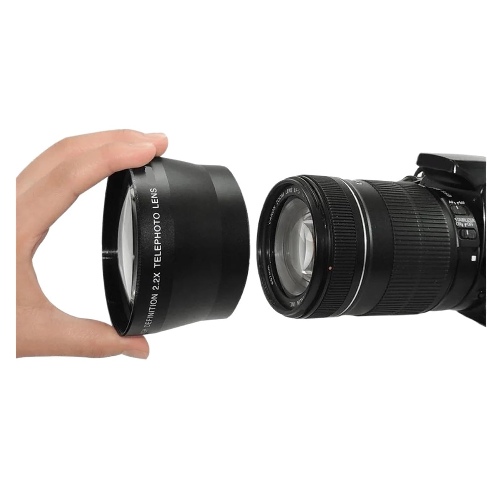 Compatible con Nikon, Canon, Sony, Teleobjetivo 67mm 2.2X