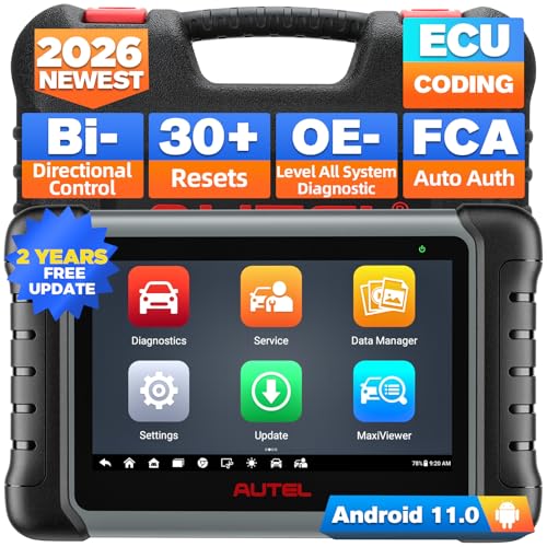 Autel MaxiPRO MP808S Scanner: Bidirectional OBD2 Scan Tool, PRO ECU Coding