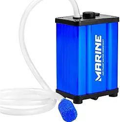 Aerador Oxigenador em Alumínio Para Isca Viva Air Pump Marine Sports