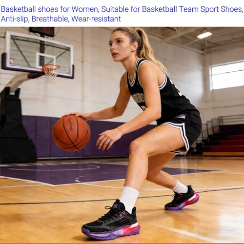 Image of Beita Basketball Shoes for Women High Upper Volleyball Shoes Fashion Sneakers Breathable Sports Shoes Anti Slip