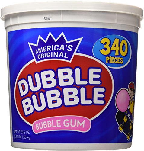 Dubble Bubble Gum, 53.9 Ounce - 340 Count Bucket #TOP1