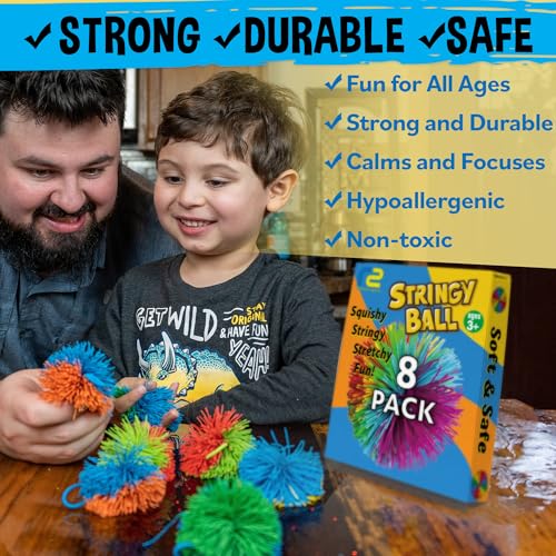 30% Off Easter Sensory Stringy Balls Toy Pack - Fidget Toys for Kids - Image 4