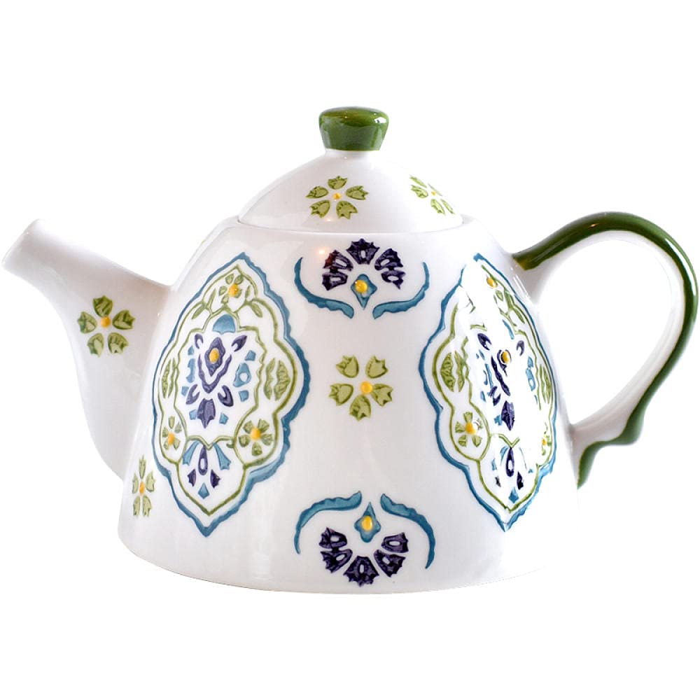 Czajniczek Zaparzacz Do Herbaty Czajniczek Ekspres Do Herbaty 650Ml Ręcznie Malowane Japoński Styl Mały Świeży Kwiat Herbata Zestaw Herbaty Owoc Zestaw Herbaty Afternoon Retro Literacki Kubek Herbaty
