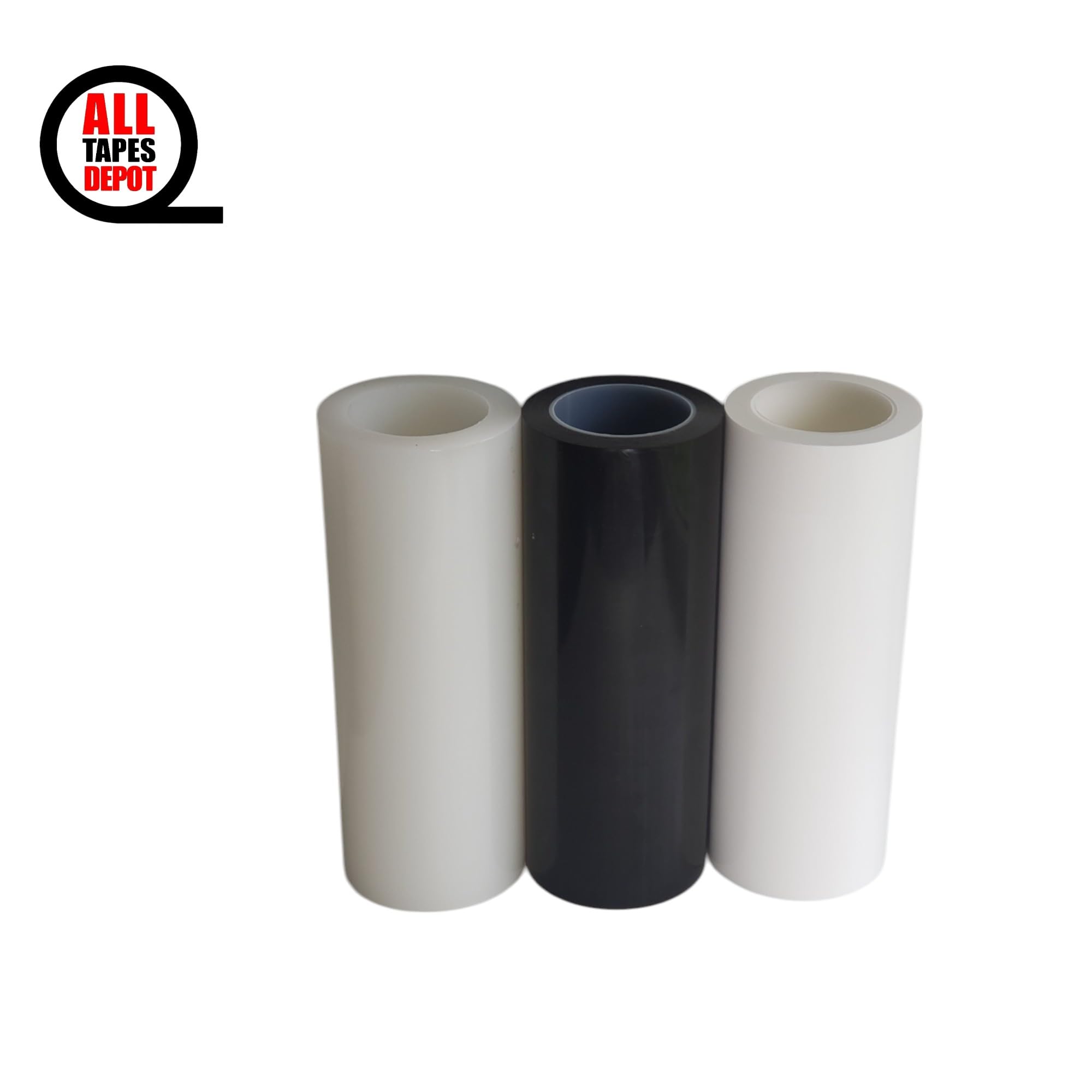 ALLTAPESDEPOT All Tapes Depot: Greenhouse Repair Tape - Polyethylene Film for Long-Term UV Protection, Ideal for Greenhouses, Boats, and Campers, Black – Seaming, 12