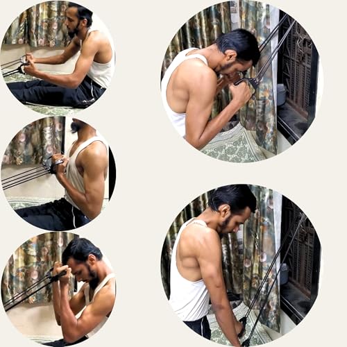 Image of Complete Chest and Core workout, best Strength drills - Pushup board for men | Double Toning Tube + Hand Gripper