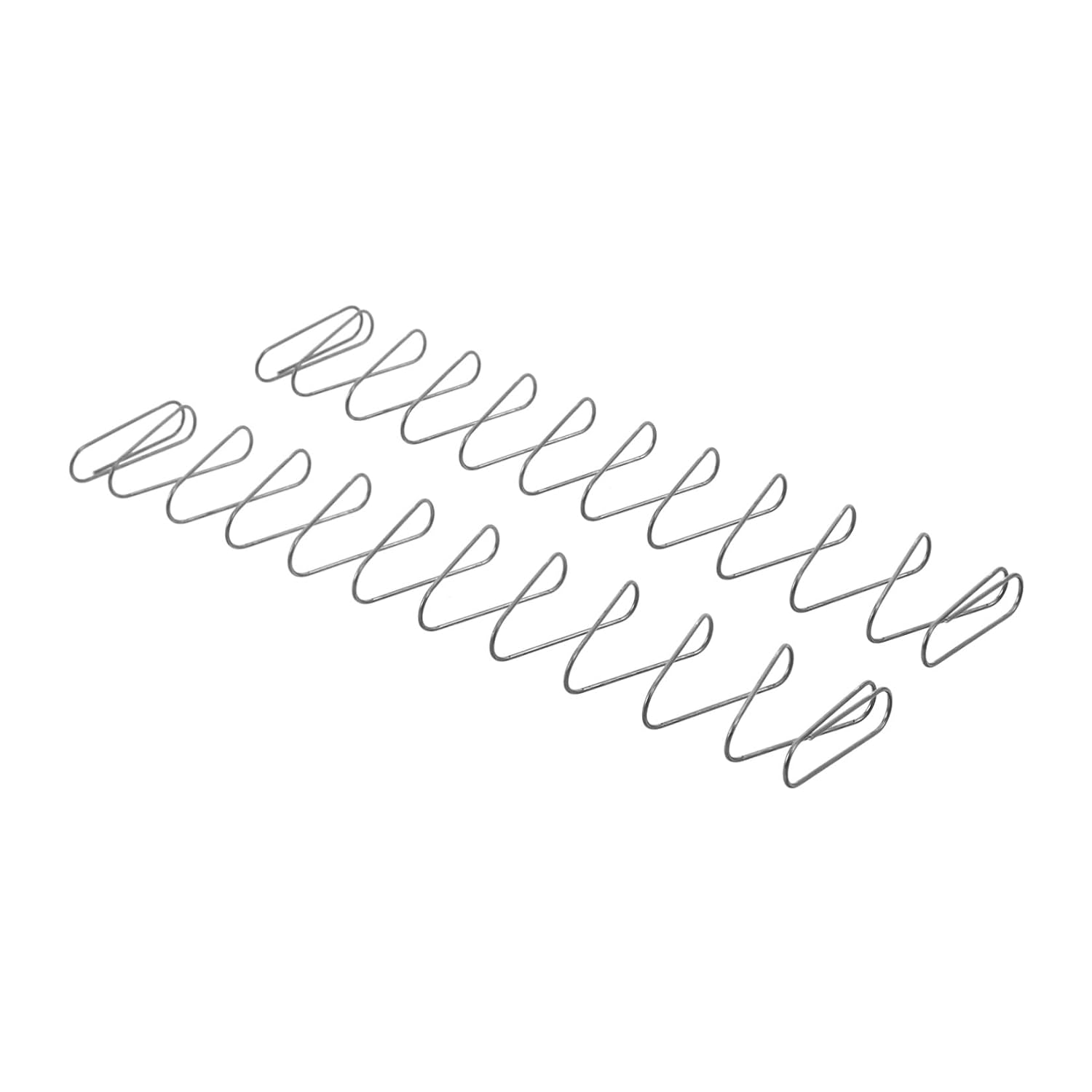 Generic 2pcs Trapezoidal Flat Compression Springs Stainless Steel Space Saving Design Easy Installation for Machinery Spare Parts and Mechanical Applications