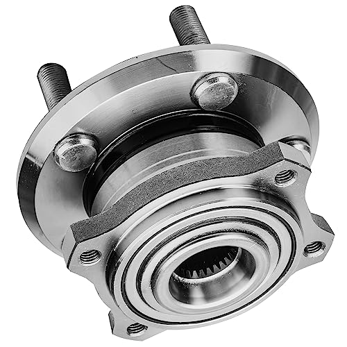 Image of Detroit Axle - AWD Front Wheel Hub and Bearing Assembly Replacement for Chrysler 300 Dodge Charger Challenger Magnum - 2pc Set