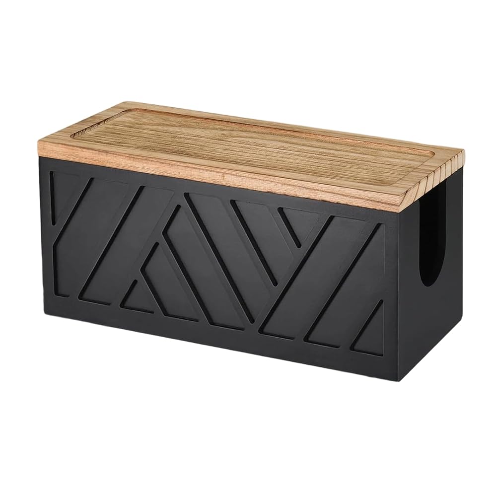 UDSKNV[KSL Wall Mount,Paper Towel Dispenser, Solid Wood C-Fold, Z-Fold Paper Towel Holder Including Lid, Commercial Grade