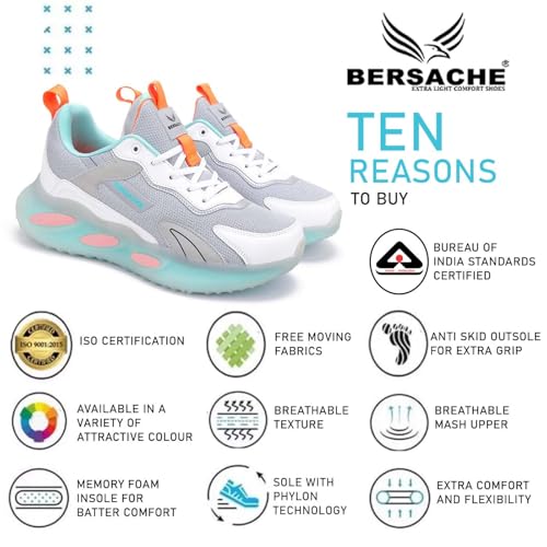 Image of BERSACHE Premium Sports,Walking,Gym,Cricket, Trending Running Shoes for Men